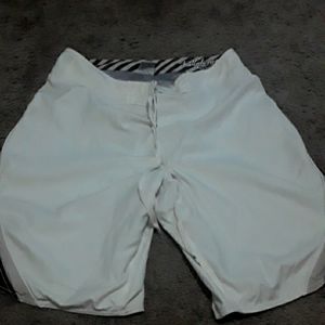 Billabong Brown and White Swim Trunks Size 33